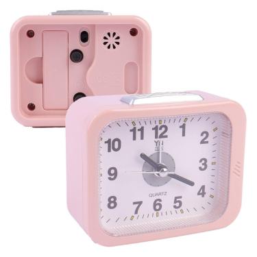 Imagem de Relógio Analógico de Mesa 7,5cm Soft Color - Tudo em Caixa