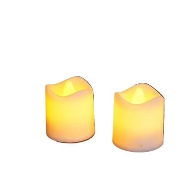 Imagem de 20 Unidades Vela LED Eletrônica Amarela, Decorativa com Baterias Incluídas, Ideal para Festa, Casamento e Decoração(20 KIT Estilo E)
