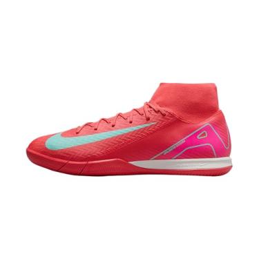 Imagem de Nike Mercurial Superfly 10 Academy IC Tênis de futebol de cano alto (FQ8332-800, Ember Glow/Verde aurora), Ember Glow/Verde aurora, 37