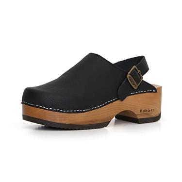 Imagem de Kebba - Tamanco de madeira feito à mão, Marianne, Preto cigano, 35