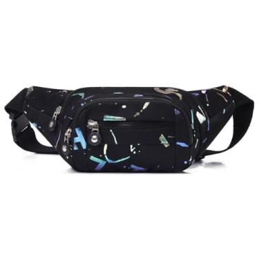 Imagem de Pochete feminina com alça ajustável, para viagem, casual, corrida, caminhada, ciclismo, Estilo X, 28 * 13.5 * 1cm / 11 * 5.3 * 0.4 inches