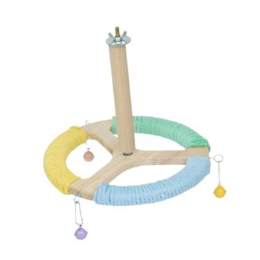 Imagem de Baoblaze Suporte de Madeira para Exercícios, Playground para Papagaios, Araras, Agapornis E Cacatuas.