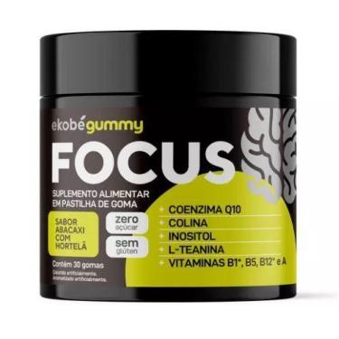 Imagem de Focus Gummy Adulto Deficit De Atenção (tdh) C/coenzima Q10 Sabor Abaca