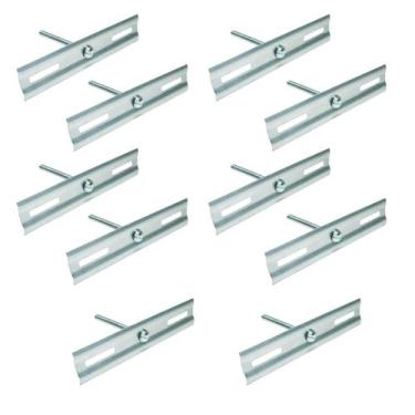 Imagem de Kit 10 Suporte Para Luminária E Lustre Pé De Galinha - BM ATACADISTA, 