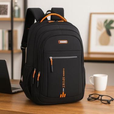 Imagem de Mochila Notebook Escolar Masculina Feminina Executiva Diversas Cores -