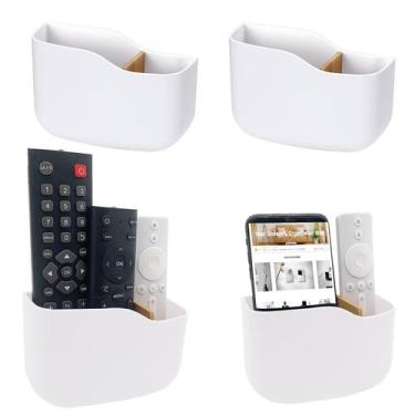 Imagem de Suporte de controle remoto SUNFICON Adhesive Wall Mount branco