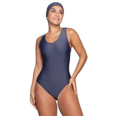 Imagem de Maiô Natação Tradicional Performance Vekyo Básico Roupa Para Piscina M