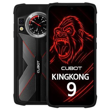 Imagem de Smartphone Celular Gamer, Cubot KingKong 9, 256GB, 12GB RAM, Android 14, Tela 6,58 FHD+ 120Hz, Câmera 100MP, Dual SIM, Ultra Resistente, PRETO