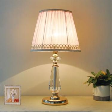 Imagem de Luminária de mesa contemporânea de cristal LED, estilo moderno e criativo, para sala de estar, escritório, casa de campo, hotel, quarto, mesa de cabeceira (Estilo 21)