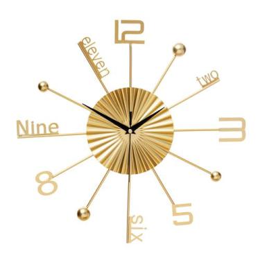 Imagem de Relógio de parede Modern Creative Minimalist 15 Metal Design 38 cm - y