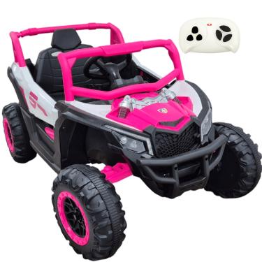 Imagem de Carro Eletrico Bang Toys Maverick Buggy CAN-AM R3 12V CR Rosa