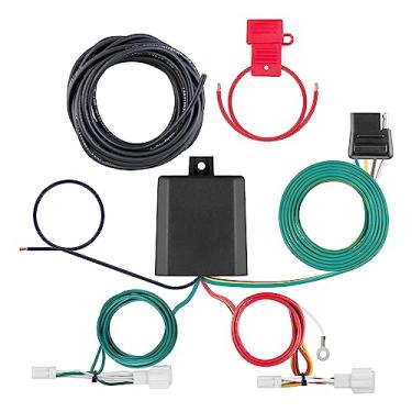 Imagem de CURT 56482 Cablagem de reboque personalizada de 4 pinos do lado do veículo, serve para Mitsubishi Outlander Sport selecionado