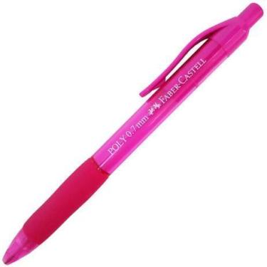 Imagem de Lapiseira Faber Castell 0.7 poly rosa