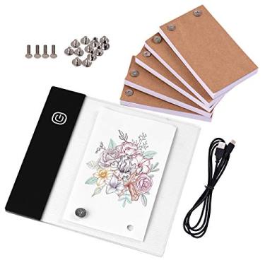 Imagem de Kit de Flip Book com Tábua Luz LED Lightbox 300 Folhas Papel para Flipbook Parafusos Ligação Desenho Rastreamento Animação Esboço Criação Cartoon