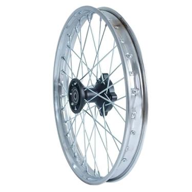 Imagem de Hauertzx Cubo de aro de roda compatível com 70CC 90CC 110CC 125CC 140CC 150CC 160CC Off Road Motocross Pit Dirt Rocket Bike (prata, 70/100-17 polegadas 12 mm)