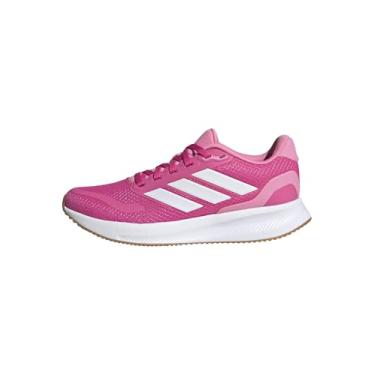 Imagem de adidas Tênis infantil unissex Run Falcon 5, Pulse Magenta/Branco/Rosa Bliss, 21