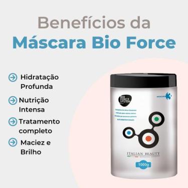 Imagem de Mascara Para Cabelos Cacheados Hidratação Profunda 1 Kg - Italian Beau