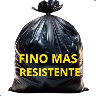 Imagem de kit 3 Pacote de Sacos de Lixo leve, cada pacote tem 100 Unidades, Preto, Múltiplos Tamanhos 20L/40L/60L/100L, Entrega Imediata (40L)