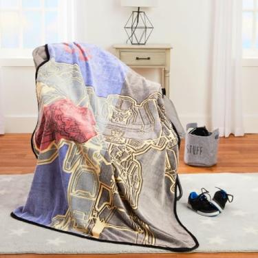 Imagem de Roupa de cama Transformers Megatron supermacia – cobertor que brilha no escuro – 116,8 cm x 152,4 cm, (produto oficial licenciado) pela Franco Collectibles