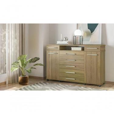 Imagem de Comoda 07 Gavetas London Amendola Com Rodizios Amendola