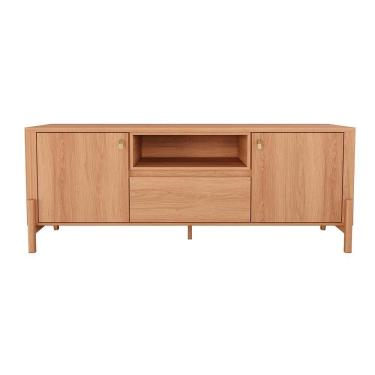 Imagem de Rack Para Tv Até 70 Polegadas 1 Gaveta E 2 Portas Gliss 1,83m Lukaliam Móveis Jequitiba Jequitiba