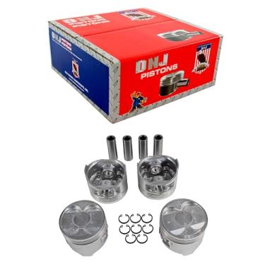 Imagem de DNJ Conjunto de pistão P926 para 1988-1989 / Chevrolet, Toyota/Corolla, MR2, Nova / 1.6L / DOHC / L4 / 16V / 1587cc, 98 ccidos/4 AGE, 4AGELC