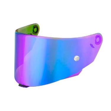 Imagem de Viseira KYT/TTC Revo Preto/Rainbow