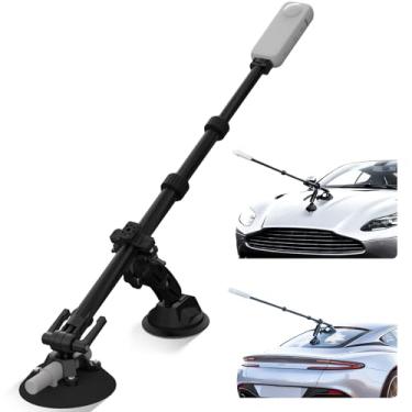 Imagem de Movmax Kit de sucção para carro com bastão de selfie invisível, compatível com Insta360 x5, x4, x3, x2, GoPro Max DJI OSMO 360, bastão de fibra de carbono ajustável, suporte de carro no para-brisa