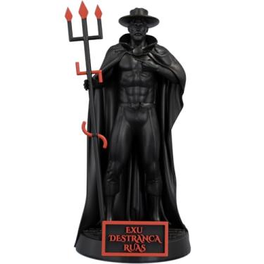 Imagem de Estátua Exu Destranca Ruas Umbanda Candomblé (Cor Nox Sanguine)