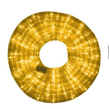 Imagem de Mangueira LED Decorativa, 10 Metros, 180 LEDs, Pisca-Pisca para Uso Interno e Externo, 110V, 6W, Iluminação para Árvores, Jardim, Fachada