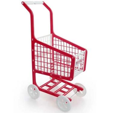 Imagem de Carrinho Supermercado LEV-PAG Vermelho ELKA