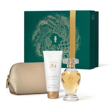 Imagem de Kit Presente Natal Botica 214 Golden Gardênia (3 itens) - O Boticário