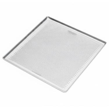 Imagem de Kit com 10 Bandejas de Alumínio Baronesa 35x35 Plana Perfurada