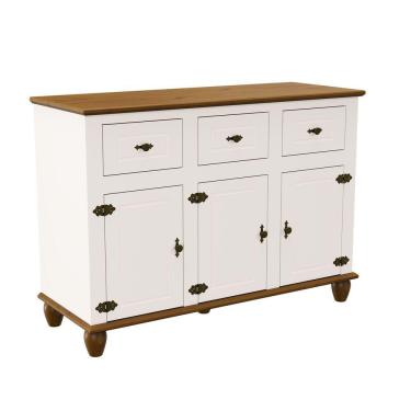 Imagem de Balcão Buffet Retrô 3p 3g Off White-nogueira Aparador