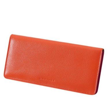 Imagem de Carteira de Couro Mariart 170, Orange, Magenta