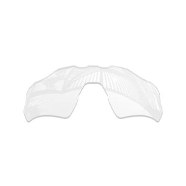 Imagem de MYCOURAG Lentes de reposição com proteção UV para óculos de sol Oakley Youth Fit Radar EV XS Path OJ9001 - HD transparente, não polarizada