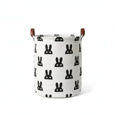 Imagem de Cesto Organizador Roupa Suja Dobrável Lavanderia Grande(COELHO)