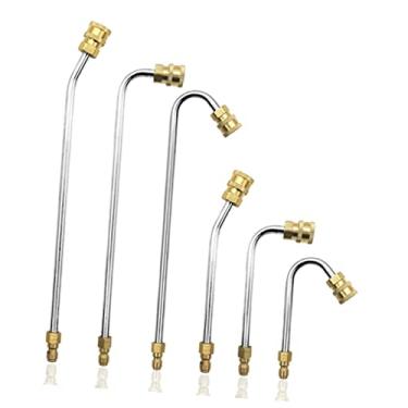 Imagem de VANZACK Bocal de haste dobrada pistola de água de alta pressão varinha de extensão mangueira lavadora de pressão bocal de pulverização lança de lavagem elétrica