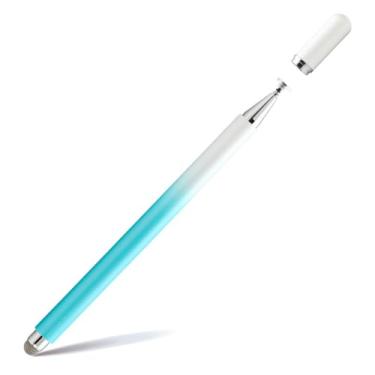 Imagem de Tznzxm Caneta Stylus de ponta dupla para calendário Skylight (38 cm) – ponta profissional de fibra e disco para precisão e controle – Inclui suporte para caneta e faixa elástica