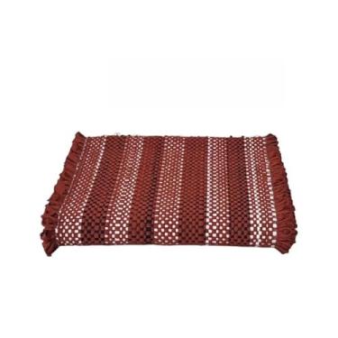 Imagem de Jogo de Tapete Cozinha Kit 3 Peças 2 Tapetes 1 Passadeira(Terracota)