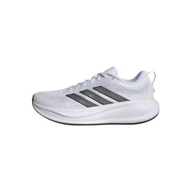 Imagem de adidas Tênis de corrida feminino Response Pace, Branco/Preto/Prata Halo, 37