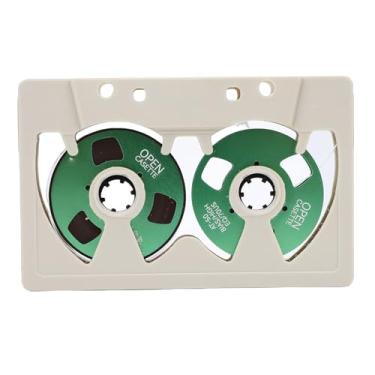 Imagem de ASHATA Fita Cassete Em Branco de Carretel a Carretel, Fita Cassete de Som de Metal Dupla Face Com Tempo de Gravação de 50 Minutos, para Gravação de Música