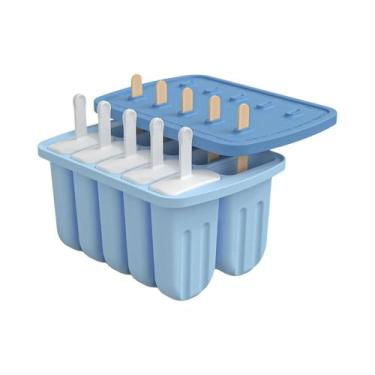 Imagem de Formas De Silicone Para Picolé Com 9/10/12 Cavidades E Palitos De Made