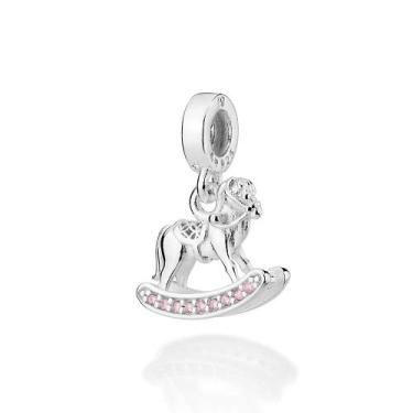 Imagem de Berloque rommanel prata maciça 925 cavalo 840236