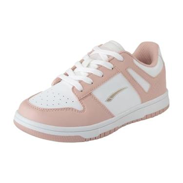 Imagem de LA Gear Tênis infantil Command Retro Court para meninos e meninas, Rosa/branco, 15