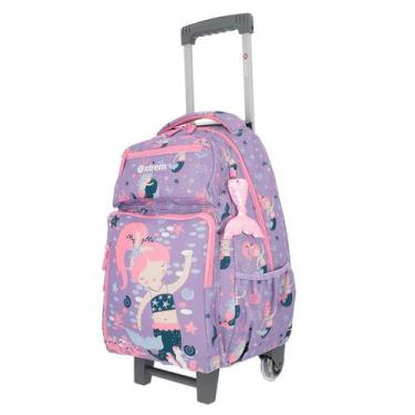 Imagem de Mochila Rodinha Xtrem Infantil Escolar New Run 4XT Sereia