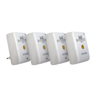 Imagem de Kit 04 und Repelente Eletrônico Ultrassônico pragas Morcego Rato bypes