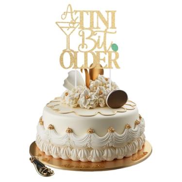 Imagem de Topo de bolo Espresso Martini, Glittering a Tiny Bit Older Cake Topper Brilhante Espresso Martini Decorações de Aniversário para Artigos de Festa