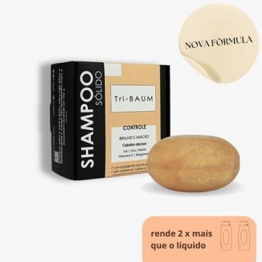 Imagem de Shampoo Sólido Controle 80g  TriBAUM - Tri-BAUM