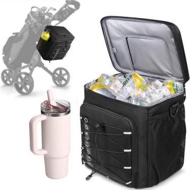 Imagem de Bolsa Térmica GLORIEROO para Carro de Golf Aislada para 30 Latas, Impe